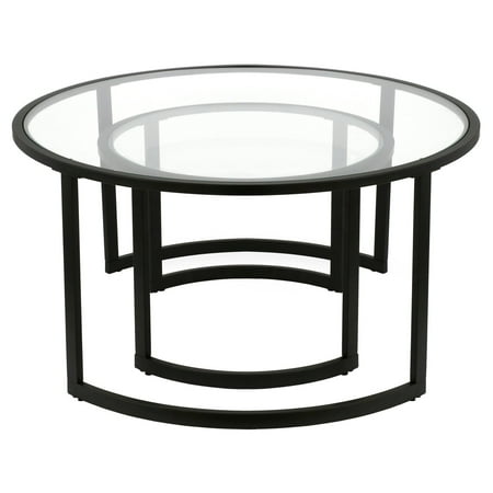 Camden&Wells - Mitera Nesting Coffee Table (set of 2) - Blackened Bronze
