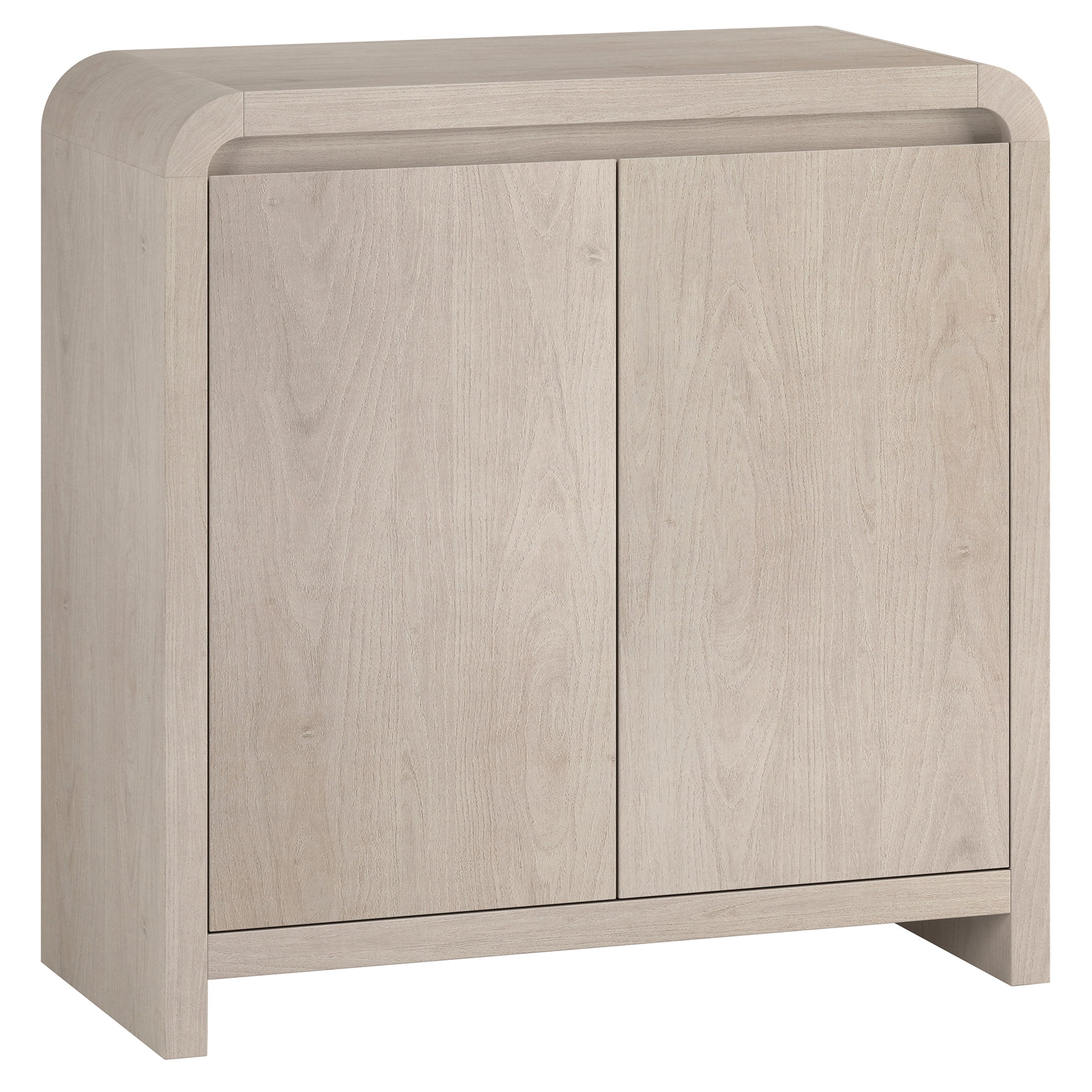Evelyn&Zoe Modern/Contemporary 32" Wide Alder White Accent Cabinet