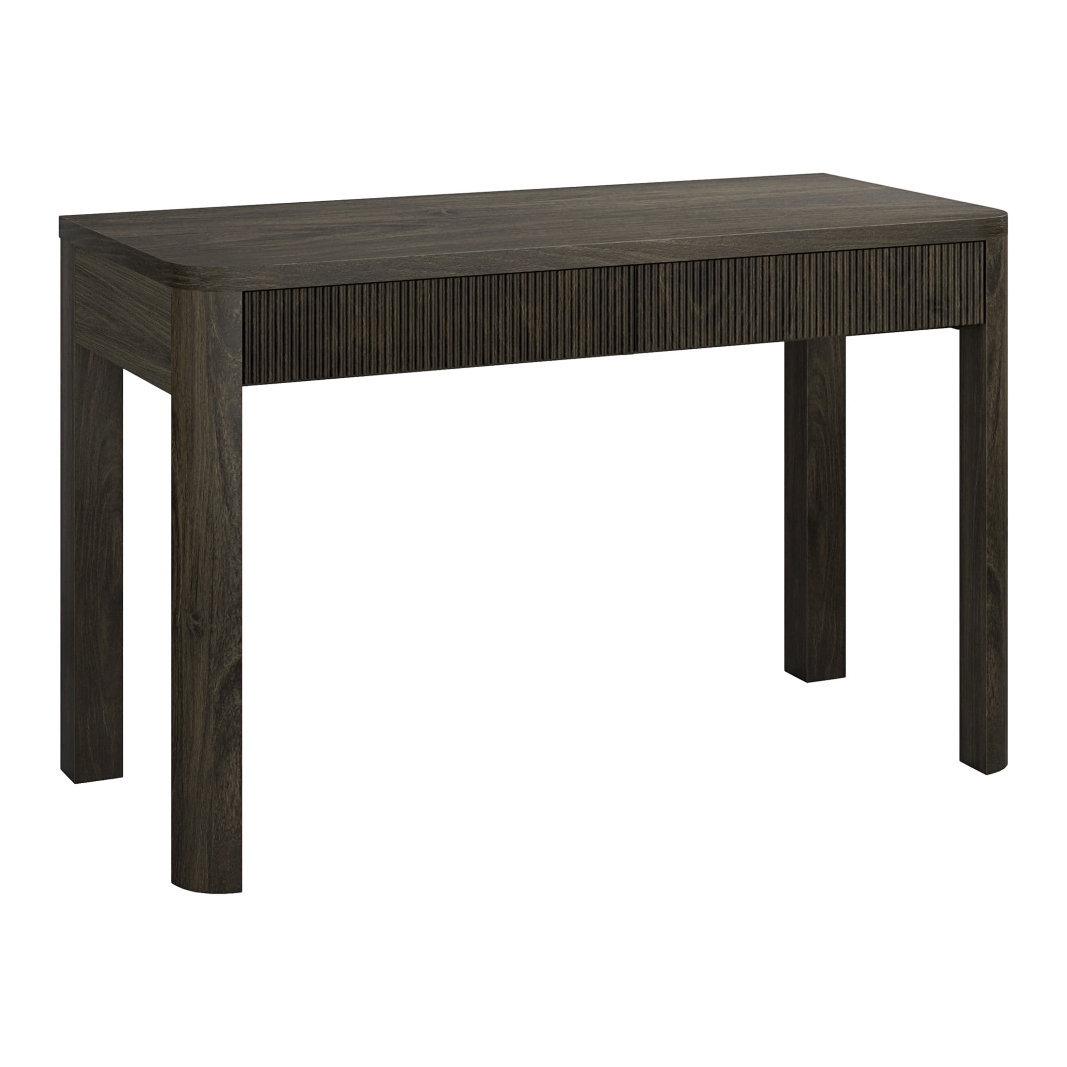 Evelyn&Zoe Modern/Contemporary 48" Wide Alder Brown Home Office