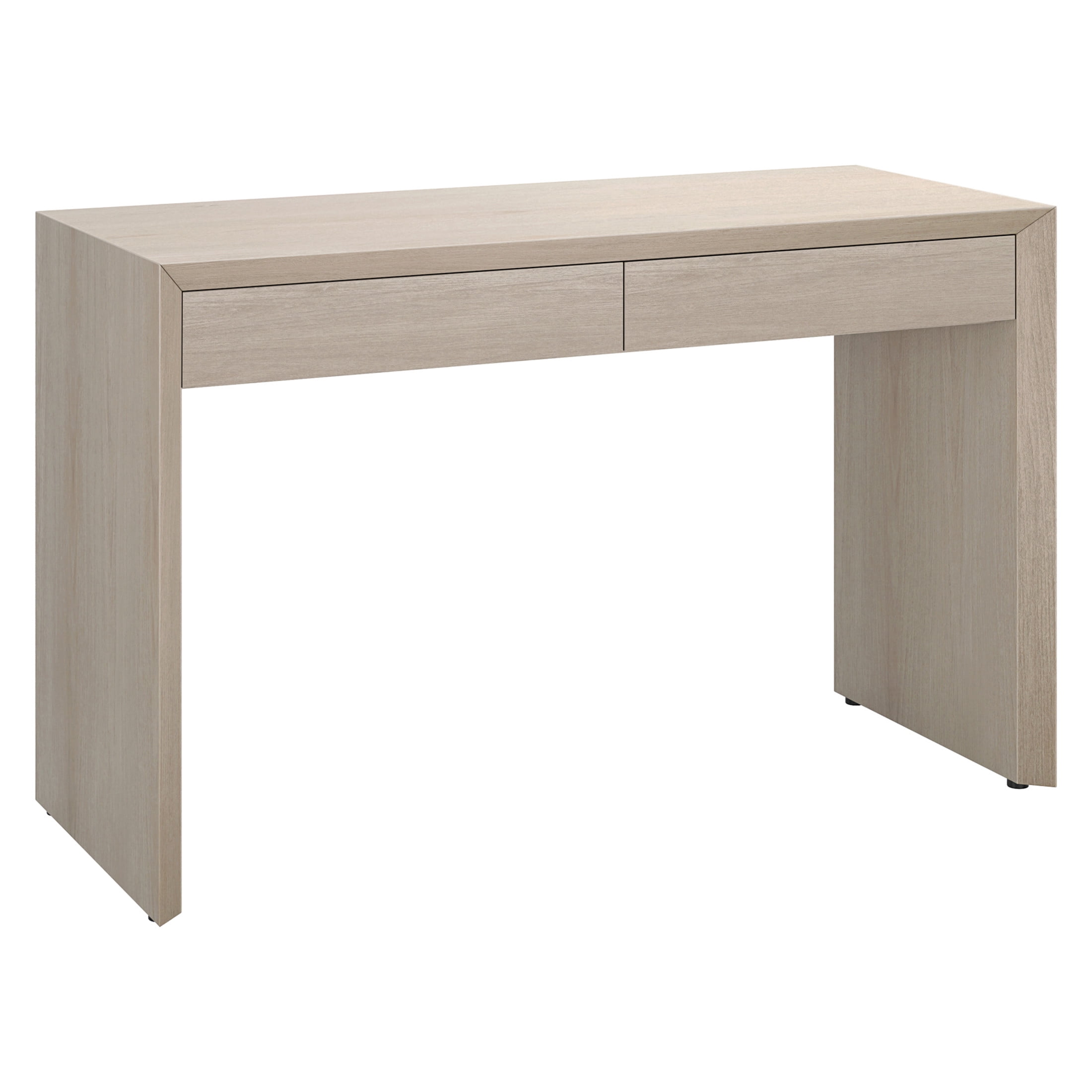 Evelyn&Zoe Modern/Contemporary 48" Wide Alder White Home Office