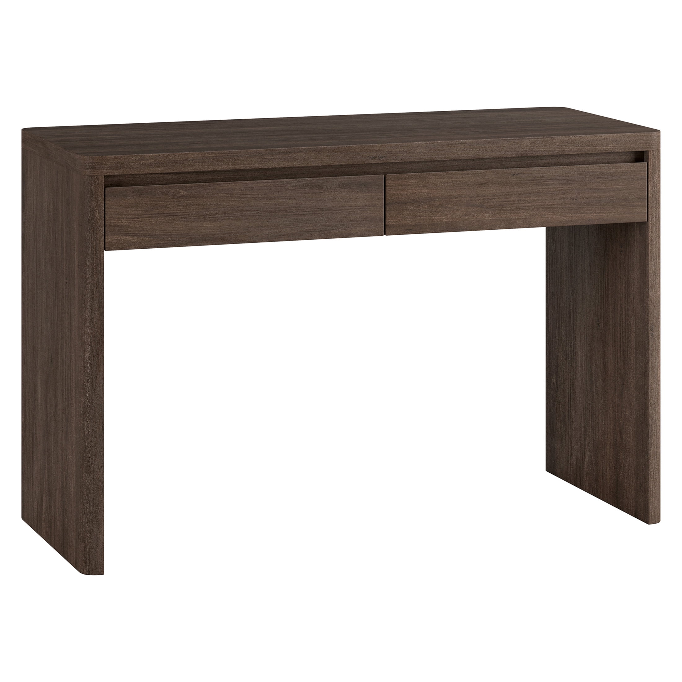 Evelyn&Zoe Modern/Contemporary 48" Wide Brown Oak Home Office