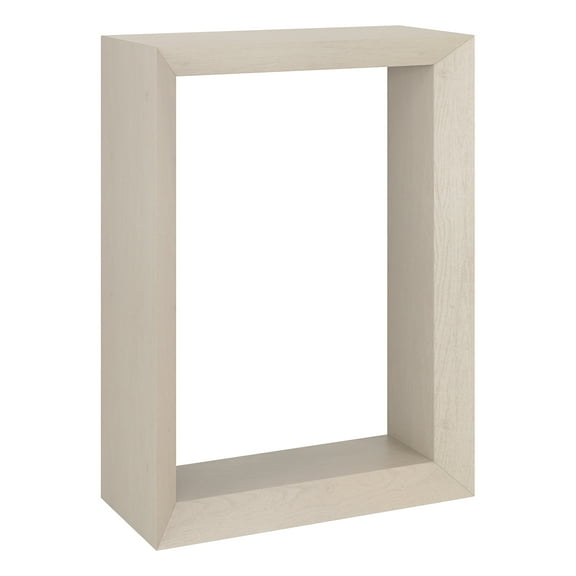 Evelyn&Zoe Modern Farmhouse 22" Wide Alder White Console Table