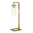 thumbnail image 1 of Evelyn&Zoe Modern Metal Table Lamp with Clear Glass Shade, 1 of 11