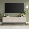 thumbnail image 1 of Evelyn&Zoe Montello Rectangular TV Stand for TV's up to 78", Alder White, 1 of 8