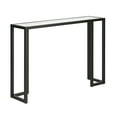 thumbnail image 1 of Evelyn&Zoe Oscar 42" Wide Rectangular Console Table, Blackened Bronze, 1 of 8