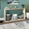 thumbnail image 1 of Evelyn&Zoe Osmond 55" Wide Rectangular Console Table, Alder White, 1 of 5