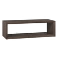thumbnail image 1 of Evelyn&Zoe Osmond 58" Wide Rectangular Coffee Table, Alder Brown, 1 of 7