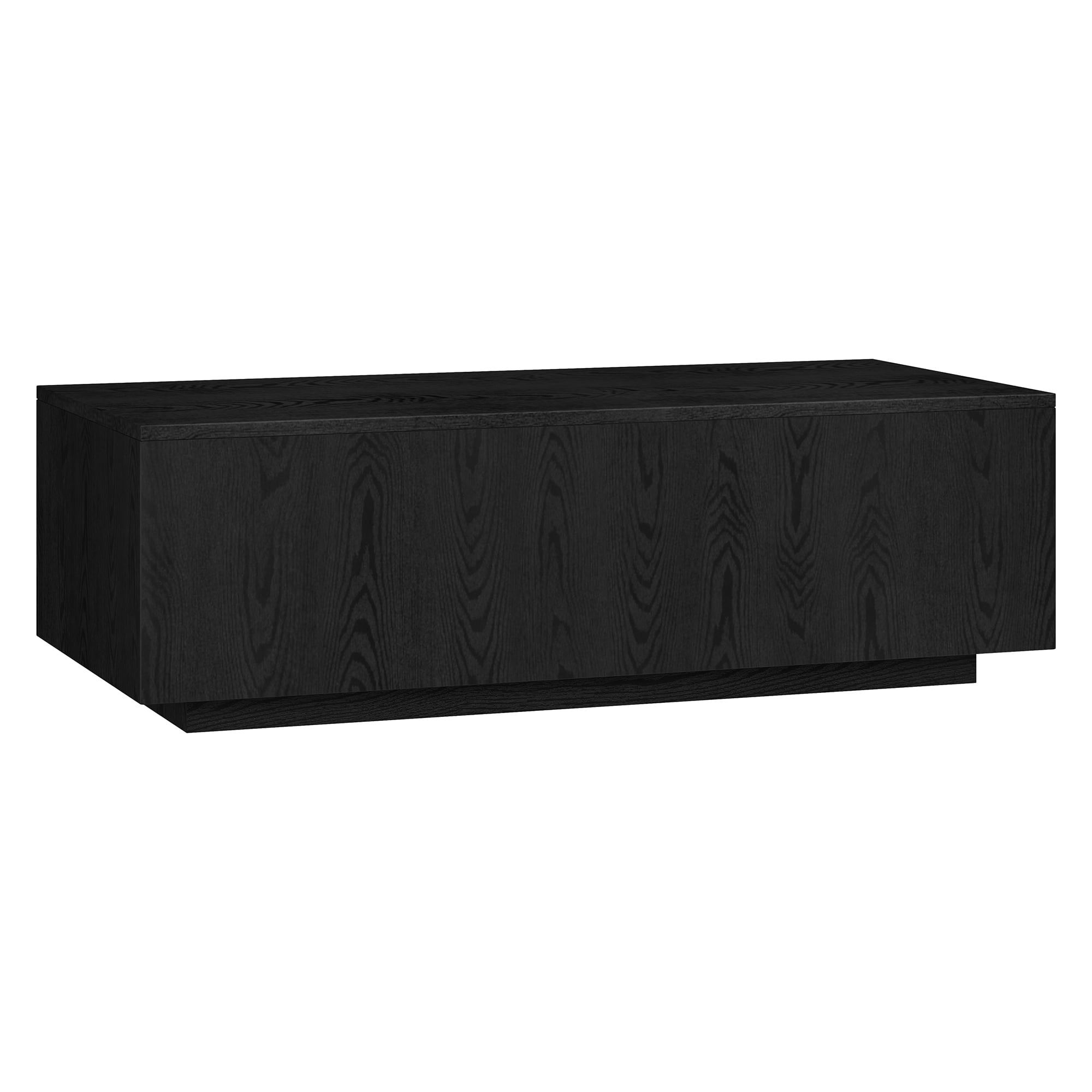 Paxton Black Grain Rectangular MDF Coffee Table