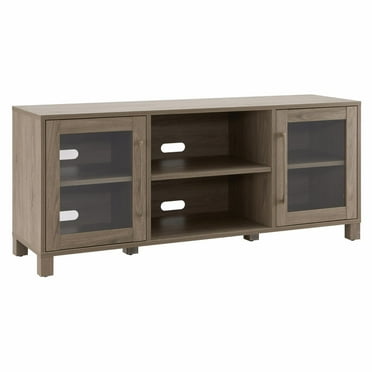 Evelyn&Zoe Quincy Rectangular TV Stand for TV's up to 65", Antiqued Gray