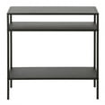 thumbnail image 1 of Evelyn&Zoe Ricardo 24" Wide Rectangular Side Table, Blackened Bronze, 1 of 4