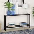 thumbnail image 1 of Evelyn&Zoe Rigan 55" Wide Rectangular Console Table, Blackened Bronze, 1 of 11