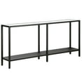 thumbnail image 1 of Evelyn&Zoe Rigan 64" Wide Rectangular Console Table, Blackened Bronze, 1 of 8