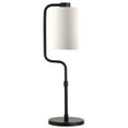 thumbnail image 1 of Evelyn&Zoe Rotolo 24" Tall Table Lamp with Fabric Shade in Blackened Bronze/White, 1 of 8