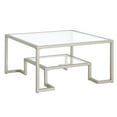 thumbnail image 1 of Evelyn&Zoe Satin Nickel Square Coffee Table, 1 of 8