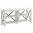 thumbnail image 1 of Evelyn&Zoe Sawyer Rectangular TV Stand for TV's up to 55", White, 1 of 8