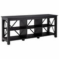thumbnail image 1 of Evelyn&Zoe Sawyer Rectangular TV Stand for TV's up to 65", Black, 1 of 9