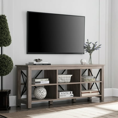 Camden&Wells - Sawyer TV Stand for TVs up to 65" - Gray Oak