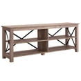 thumbnail image 1 of Evelyn&Zoe Sawyer Rectangular TV Stand for TV's up to 70", Gray Oak, 1 of 8