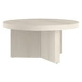 thumbnail image 1 of Evelyn&Zoe Holm 32" Wide Round Coffee Table, Alder White, 1 of 10