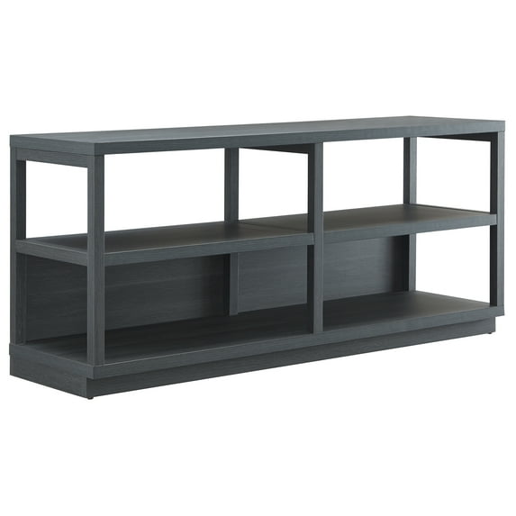 Evelyn&Zoe Thalia Rectangular TV Stand for TV's up to 60", Charcoal Gray