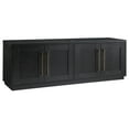 thumbnail image 1 of Evelyn&Zoe Tillman Rectangular TV Stand for TV's up to 75", Black Grain, 1 of 8