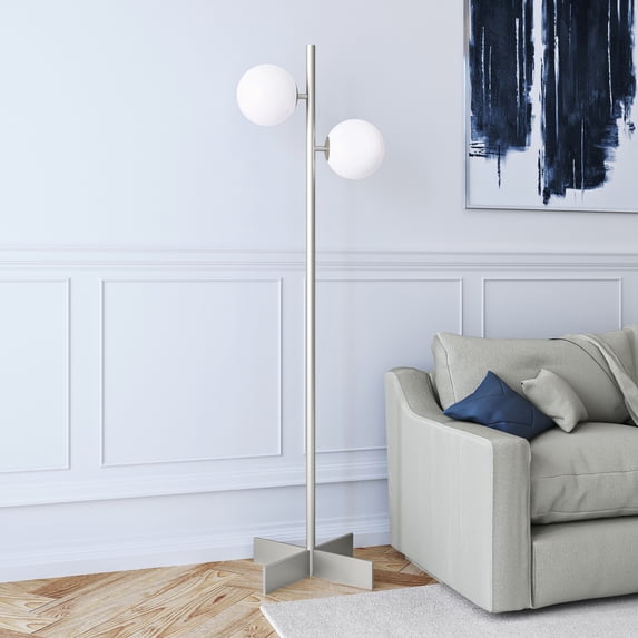 Evelyn&Zoe Traditional Metal Floor Lamp