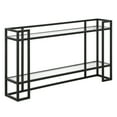 thumbnail image 1 of Evelyn&Zoe Uriel 52" Wide Rectangular Console Table, Blackened Bronze, 1 of 5