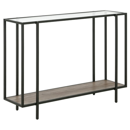 Camden&Wells - Vireo 42" Console Table - Blackened Bronze/Gray Oak