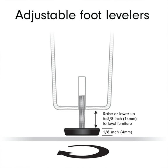 Evelyn&Zoe Watson Round Nested Coffee Table with MDF Top, Blackened Bronze/Black Grain