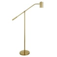 thumbnail image 1 of Evelyn&Zoe Willis Pharmacy Floor Lamp with Metal Shade, Brass/Brass, 1 of 11