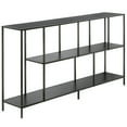 thumbnail image 1 of Evelyn&Zoe Winthrop 52" Wide Rectangular Console Table, Gunmetal Gray, 1 of 3