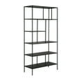 thumbnail image 1 of Evelyn&Zoe Winthrop 72" Tall Rectangular Bookcase, Blackened Bronze, 1 of 8