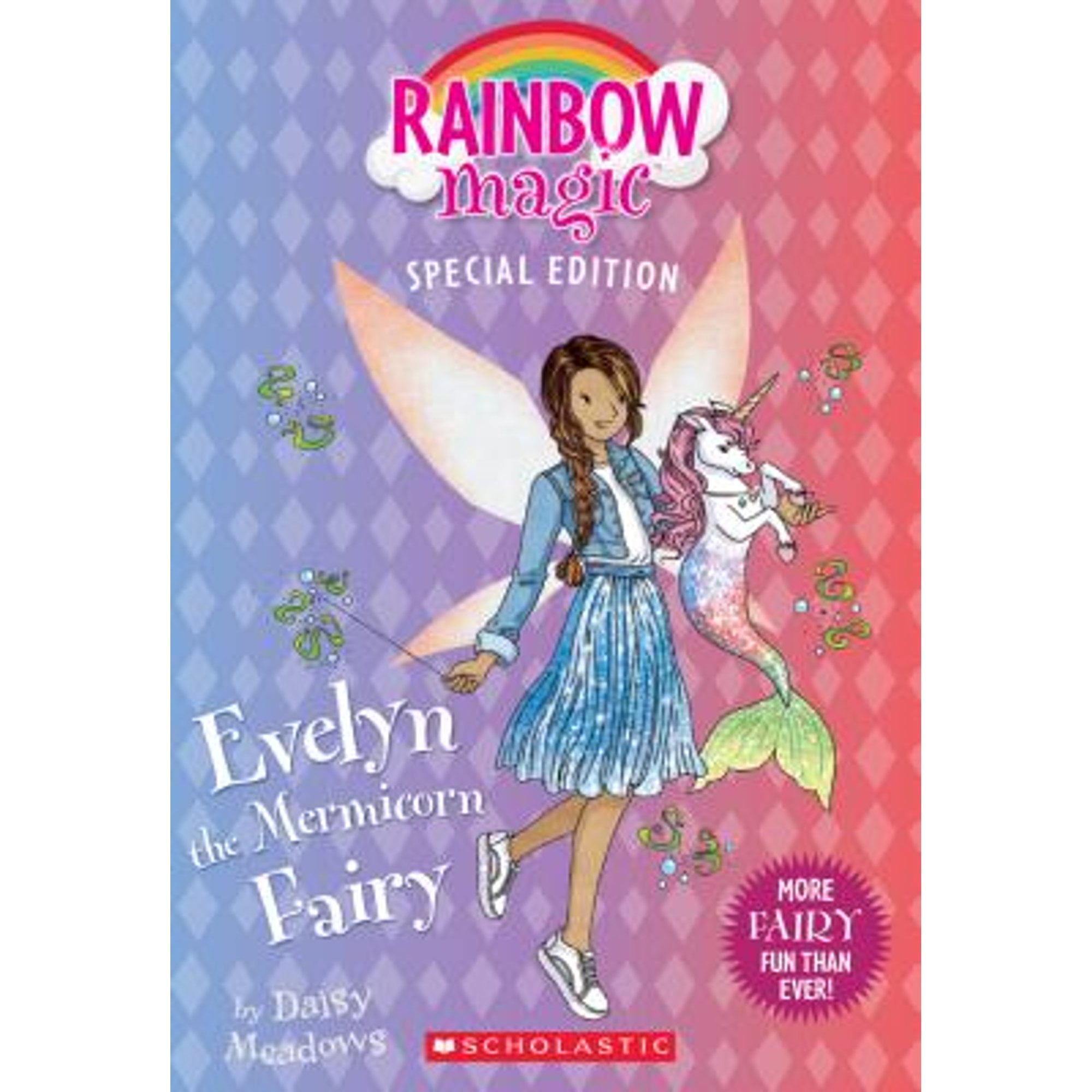 Pre-Owned Evelyn the Mermicorn Fairy  Rainbow Magic Special Edition Paperback Daisy Meadows