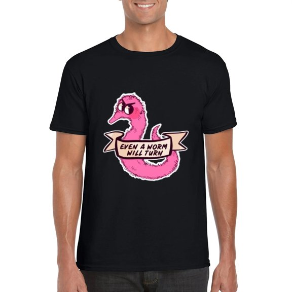 Even A Worm Will Turn Proverb Saying Revenge Justice T-Shirt, for men & women, up to size 5XL