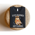 Even Baddies Get Saddies, Funny Cat Meme Sweatshirt, Cat Lover