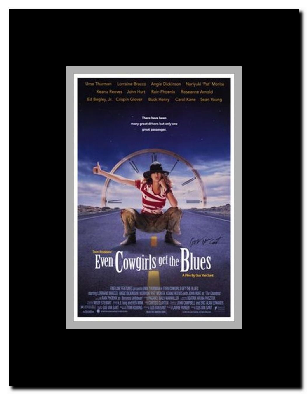 Even Cowgirls Get the Blues Framed Movie Poster