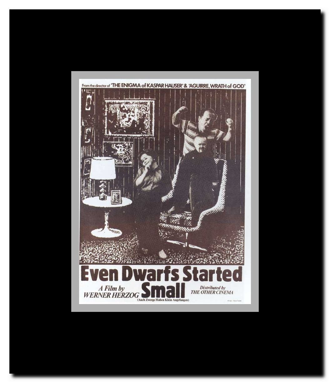 Even Dwarfs Started Small Framed Movie Poster