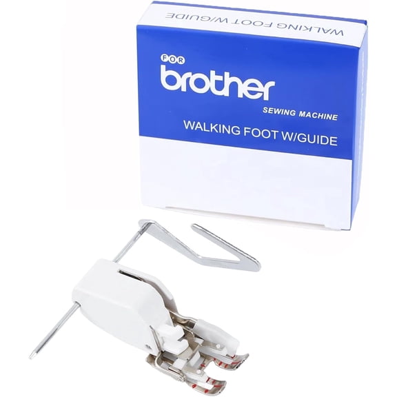 Even Feed Walking Foot for Brother Sewing Machines Heavy Duty Quilting Foot for Leather, Denim & Thick Fabrics Perfect for Quilters, DIY & Tailors