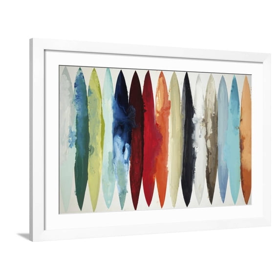 Even Flow Framed Art Print by Randy Hibberd, 36" x 24", Sold by Art.com