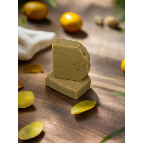 " Even Glow " Lemon Turmeric Essential Oil Soap (V)