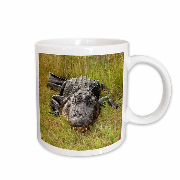 3drose, Even Larger Florida Gator, 15oz Mug