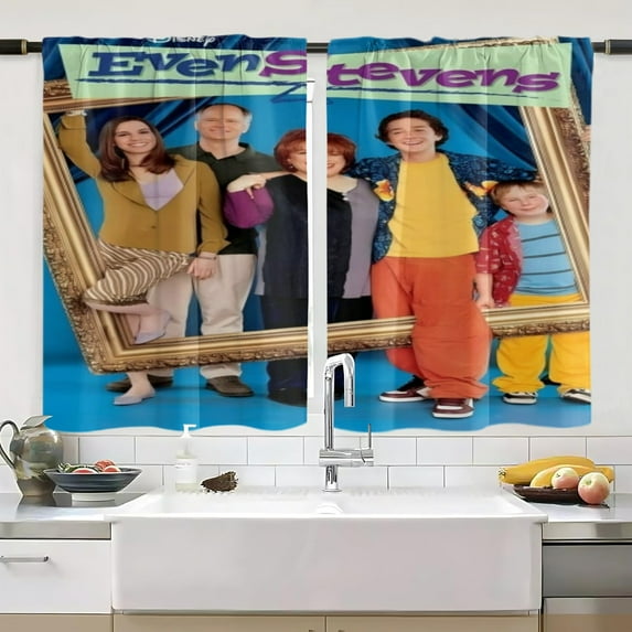 Even Stevens Window Curtain - 2 Panels(28