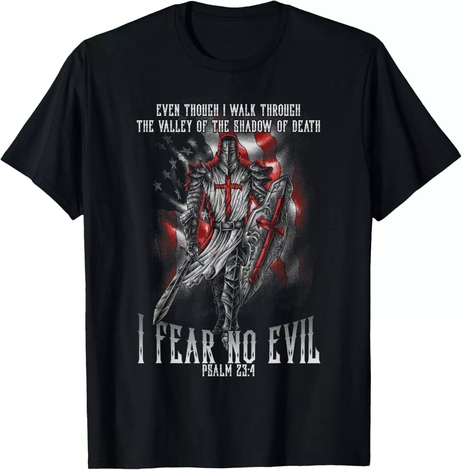 Rap Song Even Though I Walk Through The Valley Even Though I Walk Through The Valley Of The Shadow Of Death T-Shirt