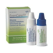 EvenCare G2 Blood Glucose Hi Lo Control Solutions For All EvenCare G2 Meters, 2.5 mL each