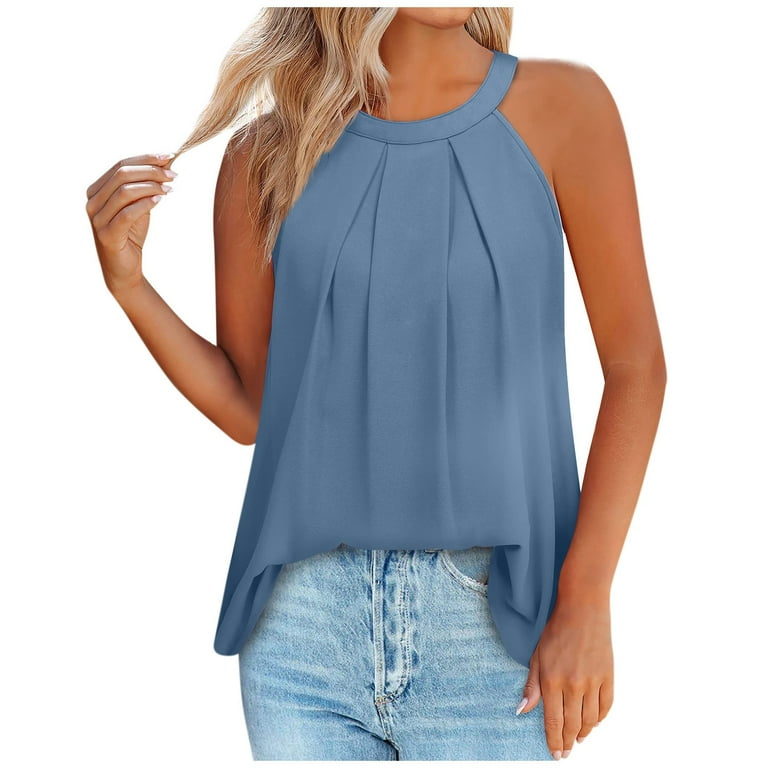 Dressy sleeveless tops hot sale