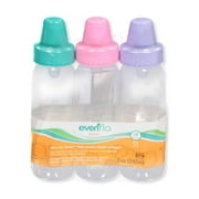 Evenflo 3-Pack Bottles (8 oz.) Color: mint/pink/purple Size: one size