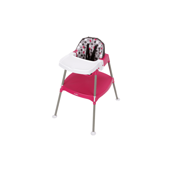 Evenflo 3-in-1 Convertible High Chair, Dottie Rose