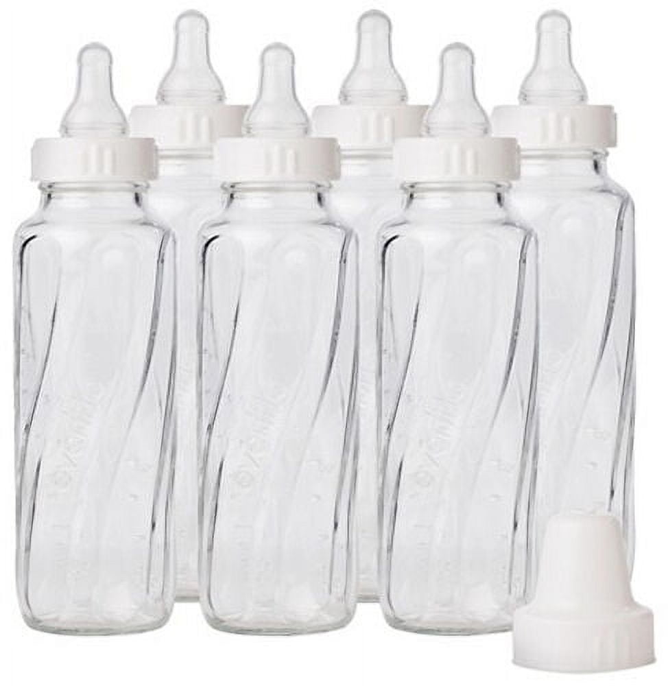 Evenflo 6 Pack Classic Glass Bottle, 4-Ounce