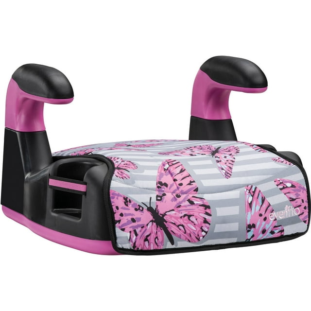 Evenflo AMP Select Backless Booster Car Seat, Butterfly