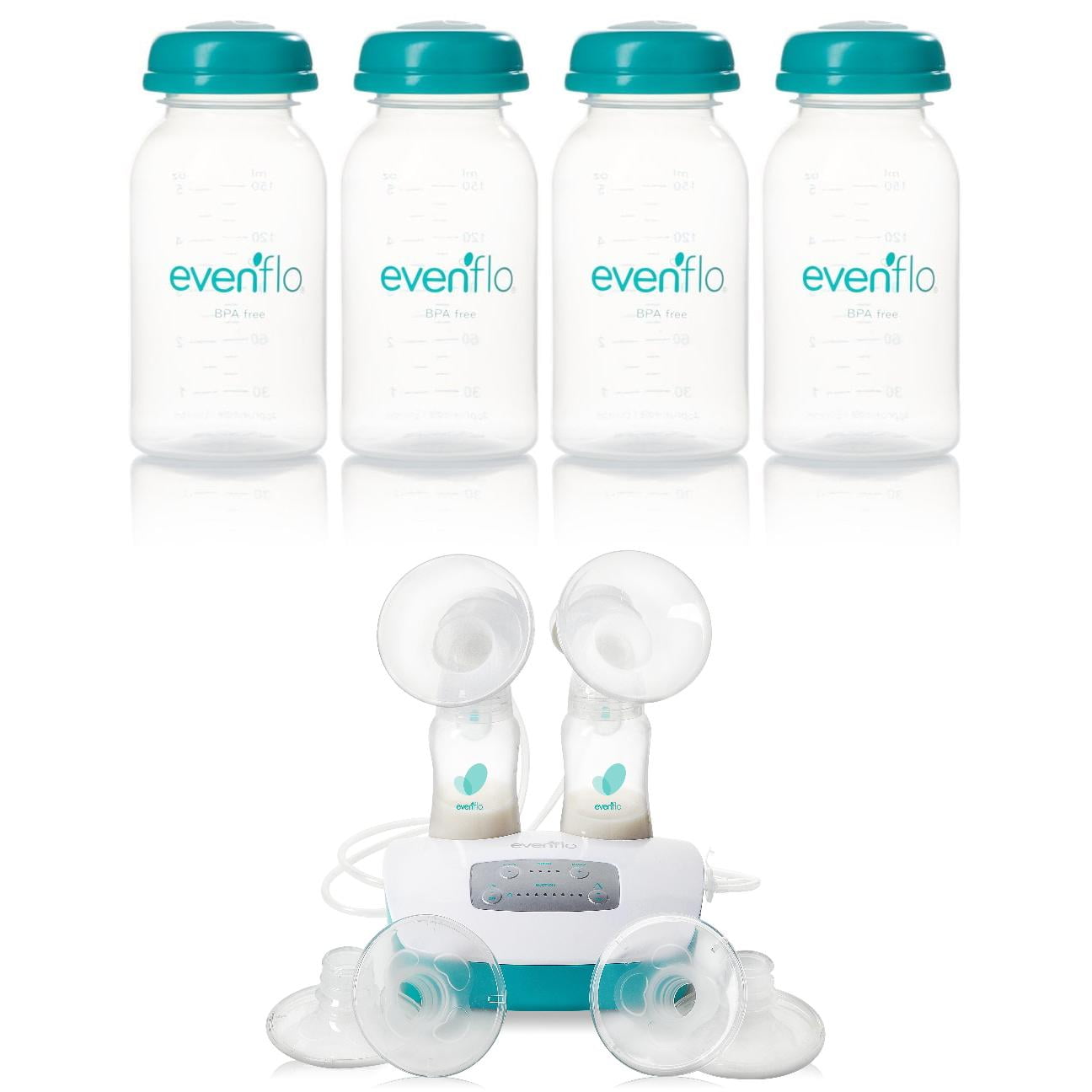 Evenflo Advanced Double Electric Breast Pump with Bonus SimplyMilk
